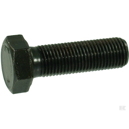 Class 10.9, M24-2.00 Hex Head Cap Screw, Plain Steel, 70 Mm L, 50 PK